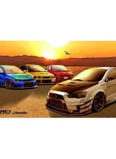 Tomei 59x28 Evo Sunset Lake Kawaguchi Sunshade                                     - TG701A-MT00A - Image 2