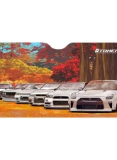 Tomei 59x28 GT-R Autumn Nagano Sunshade                                     - TG701A-NS00D - Image 2