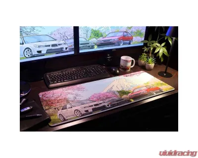 Tomei Cherry Blossom Mt.Fuji Desk Pad - TG801A-0000A