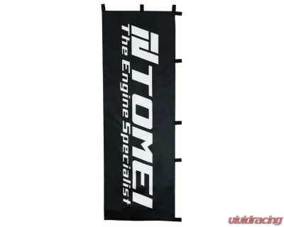 Tomei Black Engine Specialist Nobori Flag - TGA01A-0000A