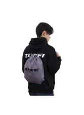 Tomei Gray Drawstring Bag TH201G-0000A - Durable Fabric, Lightweight, Versatile Design                                     - TH201G-0000A - Image 3