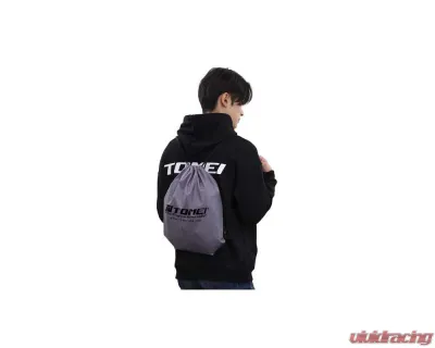 Tomei Gray Drawstring Bag TH201G-0000A - Durable Fabric, Lightweight, Versatile Design - TH201G-0000A