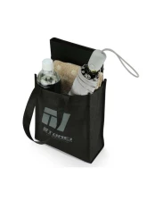 Tomei Black Mini Tote Bag TH601A-0000A - Compact Nylon Design for Everyday Use                                     - TH601A-0000A - Image 4