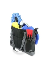 Tomei Black Zip Tote Bag TH701A-0000A - Durable Material, Stylish Design, Versatile Size                                     - TH701A-0000A - Image 3