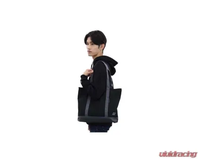 Tomei Black Zip Tote Bag TH701A-0000A - Durable Material, Stylish Design, Versatile Size - TH701A-0000A