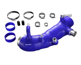 Tomei Blue Turbo Suction Hose with Inlet Elbow for TB301A-SB01A, 3-inch Size