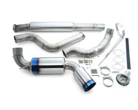Tomei 3.17in 1.0mm Expreme Ti Full Titanium Muffler Kit Ford Focus ST 2000-2018