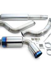 Tomei 3.17in 1.0mm Expreme Ti Full Titanium Muffler Kit Ford Focus ST 2000-2018                                     - TB6090-FR02A - Image 10