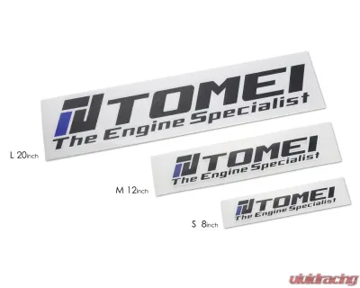Tomei 12in Black M Engine Specialist 2016 Die Cut Sticker - TG201B-0000A