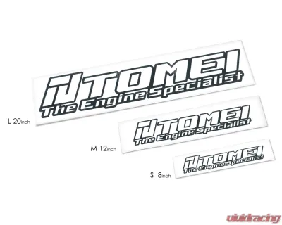 Tomei 20in White L Engine Specialist 2016 Die Cut Sticker - TG201C-0000B
