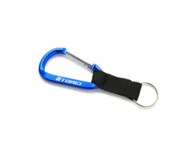 Tomei Blue Carabiner Keychain