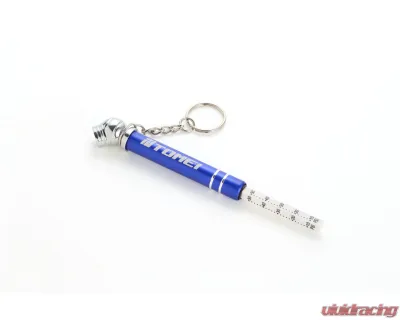 Tomei Blue Mini Tire Pressure Gauge Keychain - TG402A-0000A