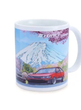 Tomei White Cherry Blossom Mt.Fuji Mug                                     - TG601A-0000A - Image 2