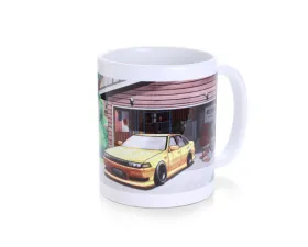Tomei White A31 Cefiro Car Life Garage Mug