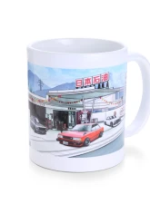 Tomei White Gas Station Yamanashi Mug                                     - TG601A-NS00C - Image 2