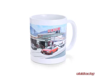 Tomei White Gas Station Yamanashi Mug - TG601A-NS00C