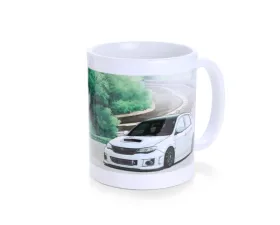 Tomei White Impreza Akagi Touge Mug