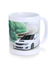 Tomei White Impreza Akagi Touge Mug                                     - TG601A-SB00A - Image 2