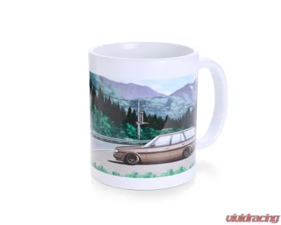 Tomei White Gx70G Mark-2 Wagon Izu Touge Mug - TG601A-TY00B