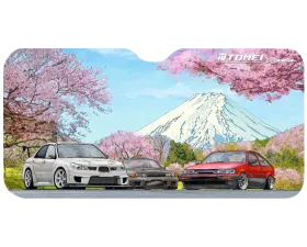 Tomei 59x28 Cherry Blossom Mt.Fuji Sunshade