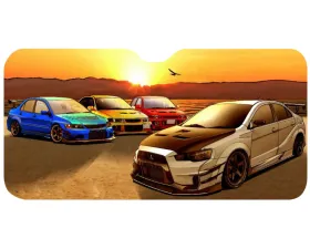 Tomei 59x28 Evo Sunset Lake Kawaguchi Sunshade