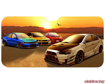 Tomei 59x28 Evo Sunset Lake Kawaguchi Sunshade - TG701A-MT00A