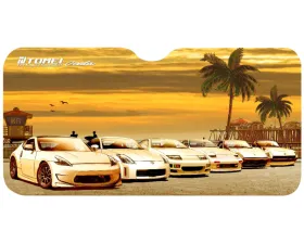 Tomei 59x28 Z Car Sunset Huntington Beach Sunshade