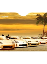 Tomei 59x28 Z Car Sunset Huntington Beach Sunshade                                     - TG701A-NS00E - Image 2