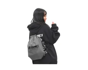 Tomei Gray Drawstring Bag TH201G-0000A - Durable Fabric, Lightweight, Versatile Design