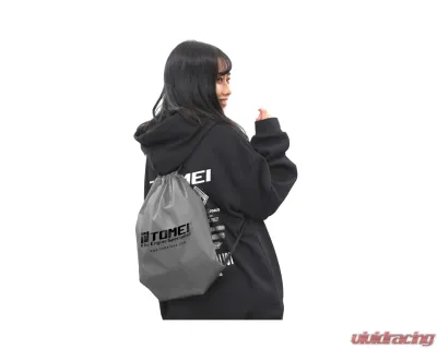 Tomei Gray Drawstring Bag TH201G-0000A - Durable Fabric, Lightweight, Versatile Design - TH201G-0000A