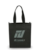 Tomei Black Mini Tote Bag TH601A-0000A - Compact Nylon Design for Everyday Use                                     - TH601A-0000A - Image 4