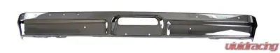 AMD Chrome Front Bumper with Impact Pad Holes Ford Bronco | F150 | F250 1978-1979 - 100-4578-2