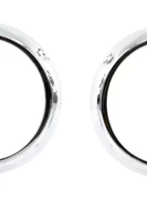 AMD Chrome LH/RH Pair Headlight Bezels                                     - 145-4666-C - Image 3