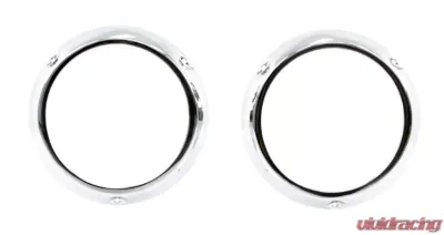 AMD Chrome LH/RH Pair Headlight Bezels - 145-4666-C