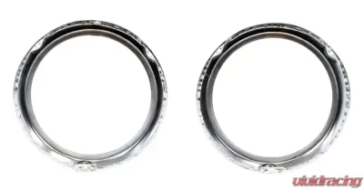 AMD Chrome LH/RH Pair Headlight Bezels - 145-4666-C
