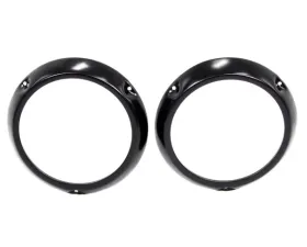 AMD Headlight Bezels - Primer - LH/RH Pair Ford Bronco 1966-1970