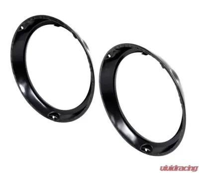 AMD Headlight Bezels - Primer - LH/RH Pair Ford Bronco 1966-1970 - 145-4666-P