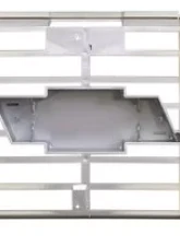 AMD Premium Argent Gray Grille OE Style with Foil Bowtie Emblem Chevrolet C/K | Blazer | Suburban 1973-1974                                     - 150-4073-1 - Image 2