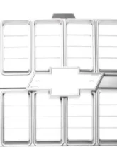 AMD Argent Gray Premium Grille OE Style with Emblem Mount Chrome Chevrolet C/K | Blazer | Suburba 1981-1982                                     - 150-4081-12 - Image 2