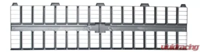 AMD Argent Gray Premium Grille OE Style with Emblem Mount Chrome Chevrolet C/K | Blazer | Suburba 1981-1982 - 150-4081-12