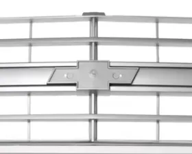 AMD Argent Gray Single Headlight Premium Grille OE Style with Emblem Mount Chevrolet Blazer | Suburban 1985-1988