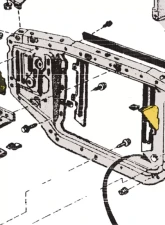 AMD RH Grille Support Ford Galaxie 1964                                     - 151-8964-R - Image 4