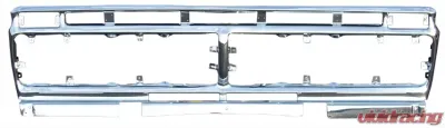 AMD Chrome Steel Grille Shell Ford F100 | F150 | F250 1973-1977 - 160-4573-1C