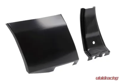 AMD LH Front Fender Lower Rear Repair Panel with Brace Plymouth Barracuda 1970-1974 - 205-1570-L