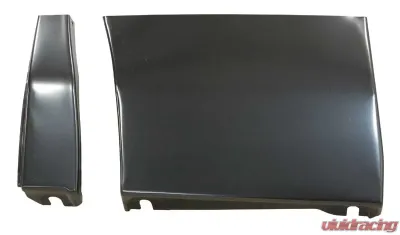 AMD LH Front Fender Lower Rear Repair Panel with Brace Chevrolet Camaro 1969 - 205-3569-L