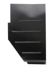 AMD LH Inner Cowl Side / Footwell Panel without Louver Holes Chevrolet Truck | GMC Truck 1951-1955                                     - 376-4051-1L - Image 2