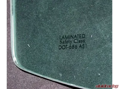 AMD Green Tint Windshield with Antenna Buick Skylark | Chevrolet Chevelle | Pontiac Tempest 1970-1972 - 380-3470-VT
