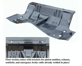 AMD Rear Floor / Under Rear Seat Pan Dodge Charger | Coronet | Plymouth Belvedere 1963-1970