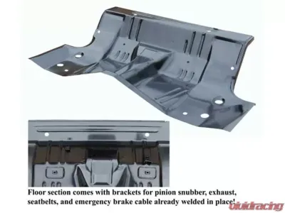 AMD Rear Floor / Under Rear Seat Pan Dodge Charger | Coronet | Plymouth Belvedere 1963-1970 - 420-1468