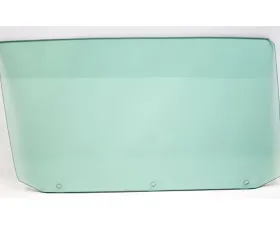 AMD RH Green Tint Door Glass with 3 Holes Buick Skylark | Chevrolet Chevelle | Pontiac GTO 1965